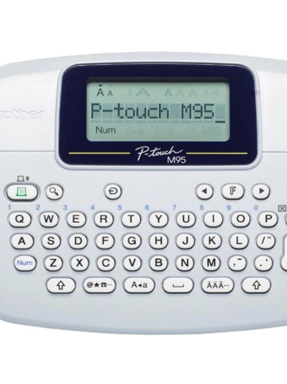 Brother Label Maker in White and Dark Blue Trim